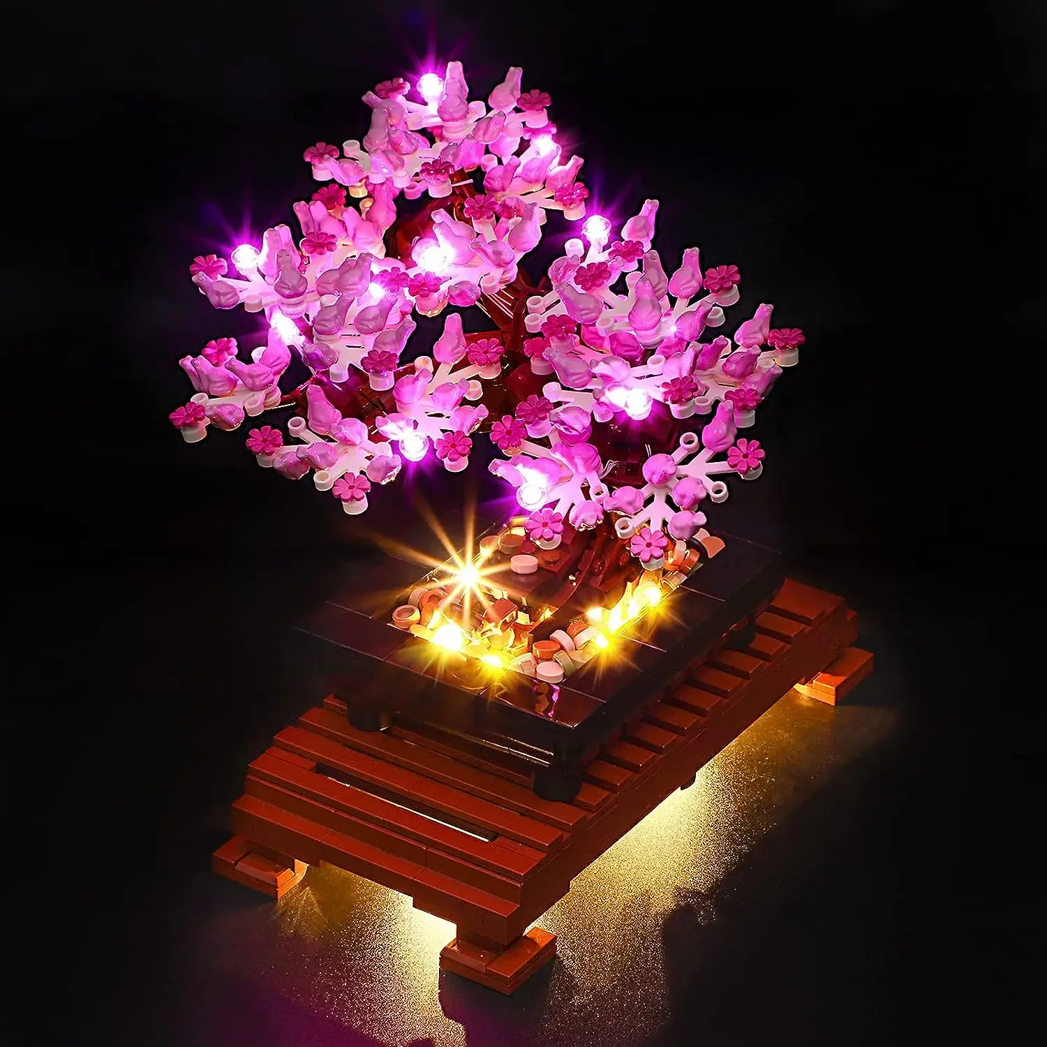 Hprosper 5V LED 조명 10281 Creator Expert 분재 나무 장식 램프(배터리 상자 포함)(레고 빌딩 블록은 포함되지 않음)