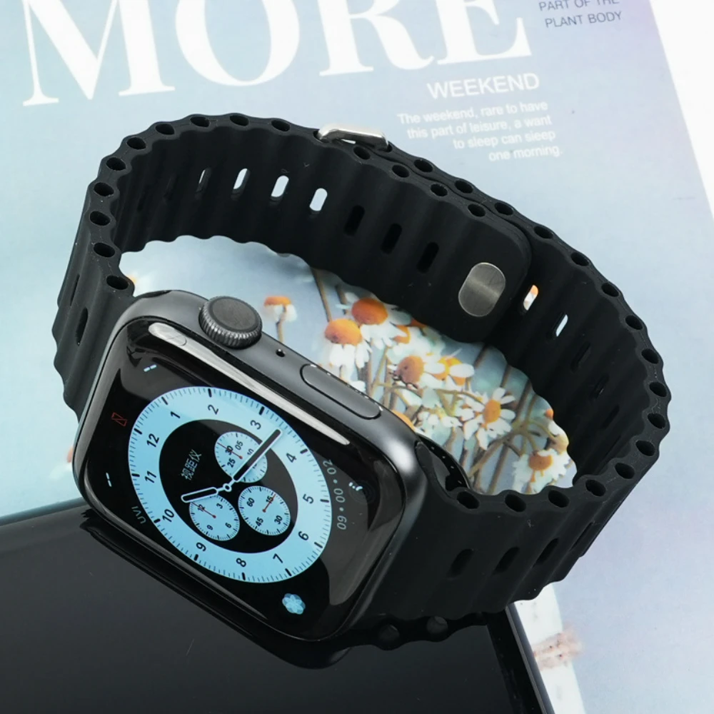 Breathable Silicone Strap for Smartwatch - Multiple Sizes