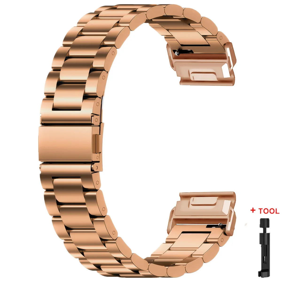 Stainless Steel Metal Watch Strap – Quick Easy Fit, 26/22mm