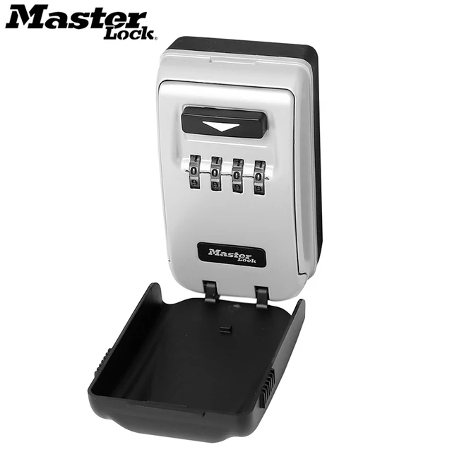 Wall Mount Key Safe Box Secret Box with Hook Organizer 4 Digit Combination Password Security Code Lock Home Key Storage No Key 3