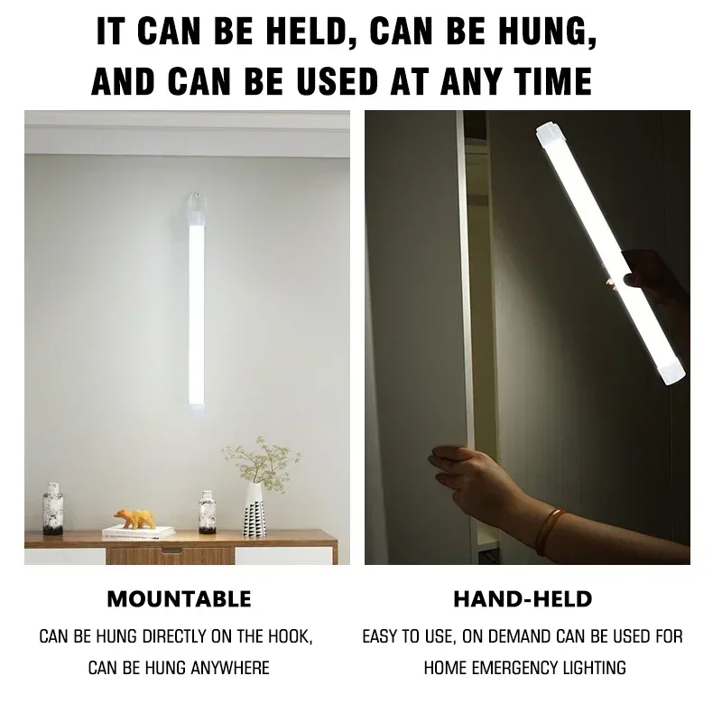 LED Portable Light USB Rechargeable Night Light Dual Magnetic 3 Modes MultiFunction For Kitchen Cabinets Repairing Camping portable lanterns,camping light,camping lamp,portable flashlight,portable work lights,portable work light,camping lantern,portable torch