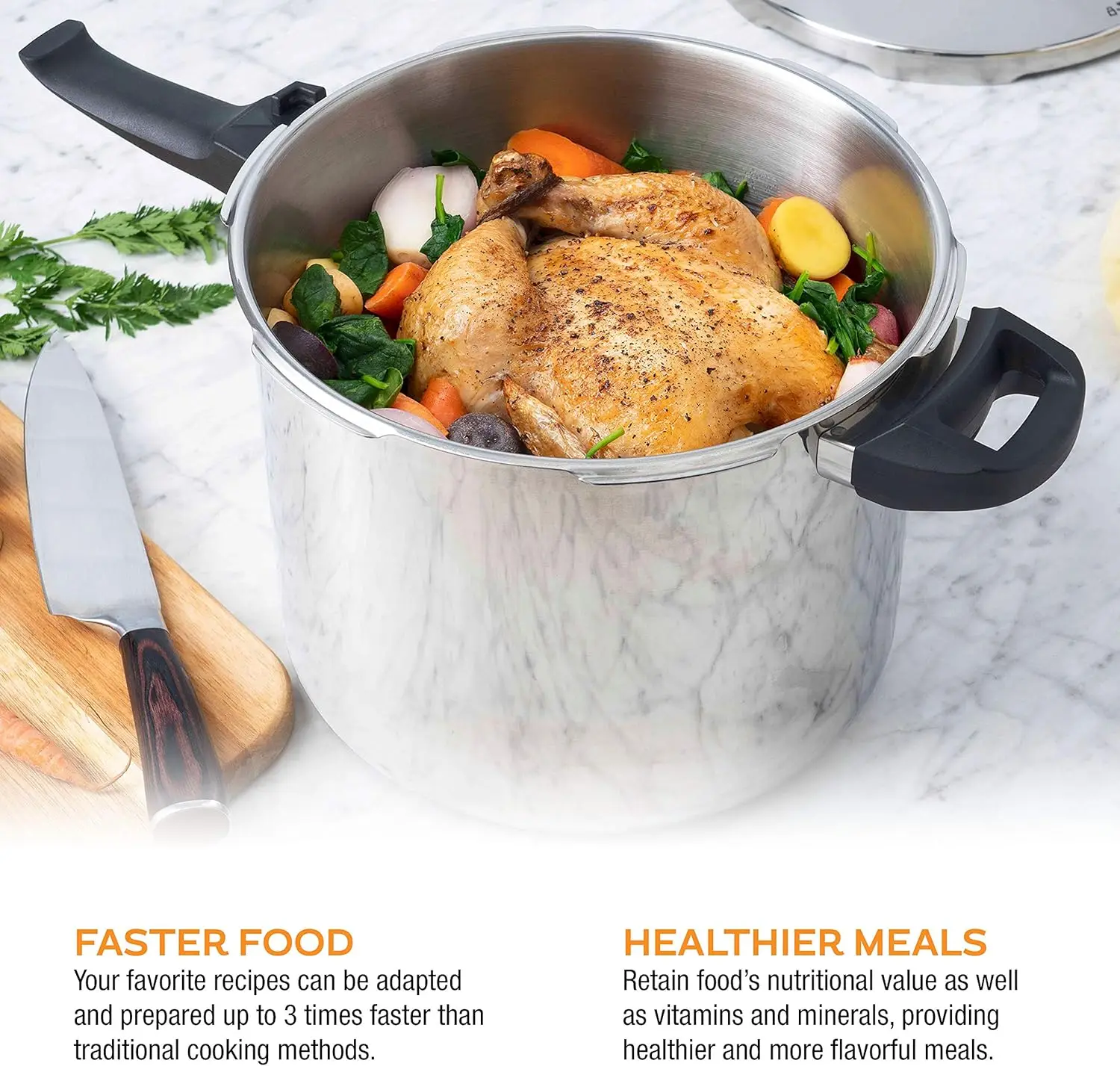Quart Multi-Setting Pressure Cooker & Canner with Digital Cookbook and Steamer Basket-3 1Qt Jar Canning Capacity,