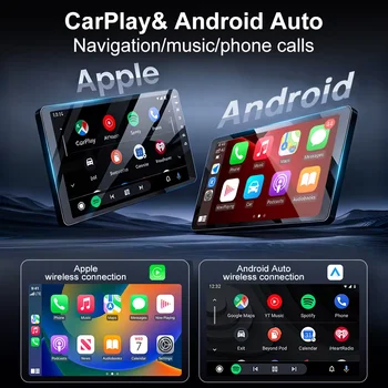 Autoradio con Carplay e GPS per Toyota Aygo, Peugeot 107, Citroen C1 2005-2014, Navigazione Android 16, Schermo Android Auto, No 2din