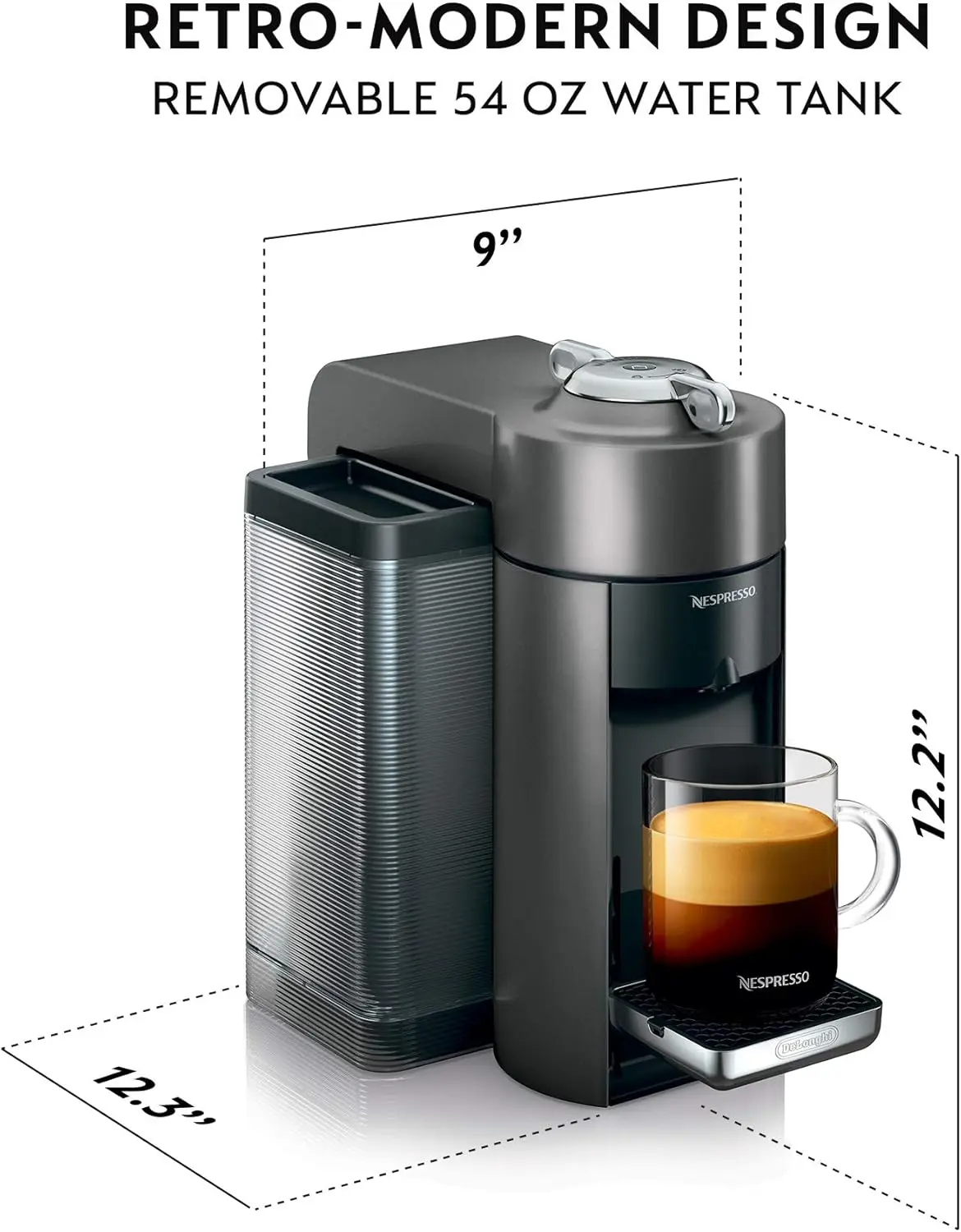 135  Coffee and Espresso Machine by  , Graphite Metal  Coffee, Assortment, 30 Capsules 4