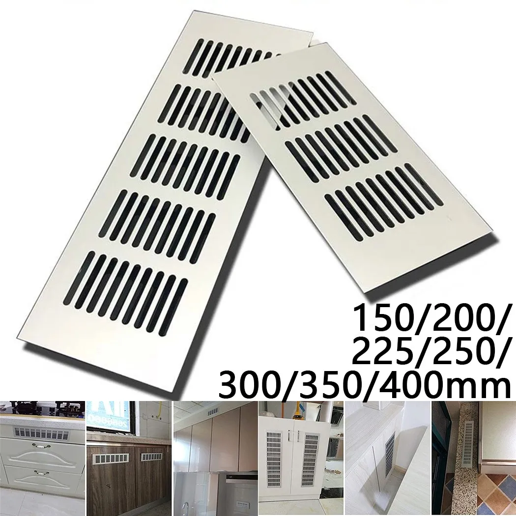 Air Vent Grille Ventilation Grille Air Vent Cover 1pc Aluminum Alloy Vents Perforated Sheet Air Vent Perforated Sheet Web Plate Ventilation Grille Vents