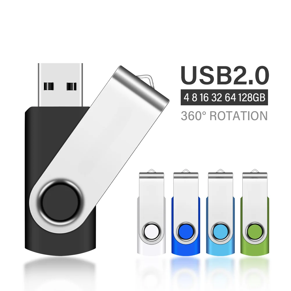 USB Flash Drive Flash Drive OTG USB 2.0 Pen Drive 128GB 64GB 32GB 16GB 8GB 4GB Device