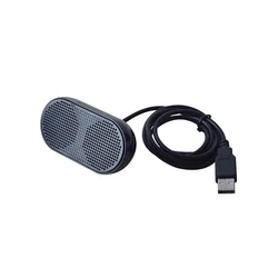 Compact Audio System: Mini Sound Box Speaker for PC, Laptop, and Desktop (Black)