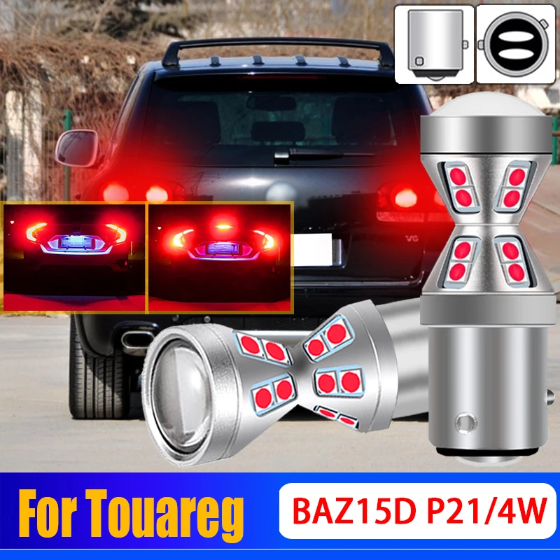 2 Pz P21/4W 566 Led Fanale Posteriore Stop Lampadina Baz15D 21/4W Lampada Per Volkswagen Vw Touareg 4.2 V8 Fsi 5.0 V10 R50 3.0 2.5 R5 Tdi