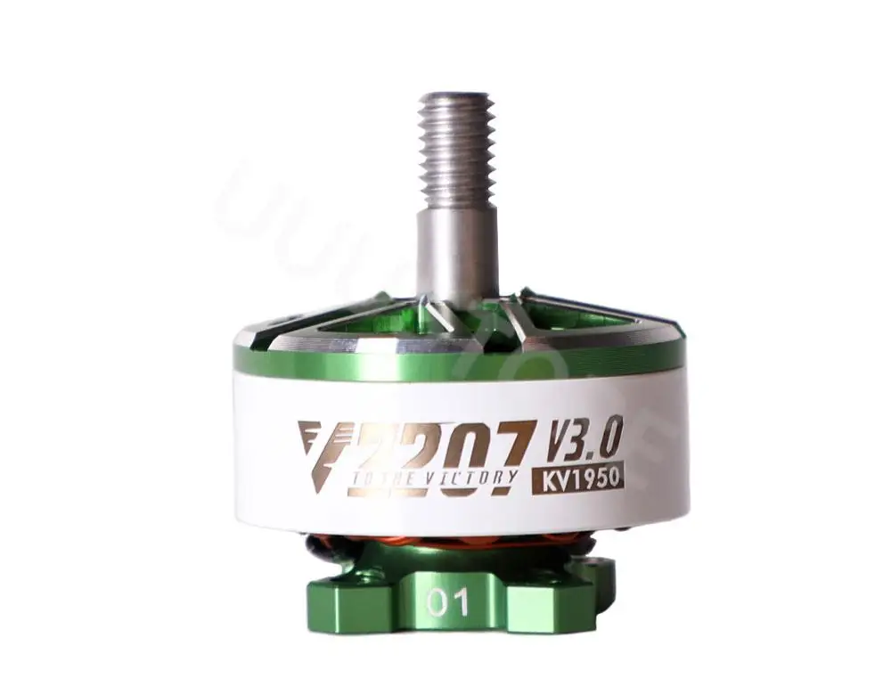 Kit de 4 Motores Brushless 2207 V3 1750KV/1950KV para Drone FPV de Corrida
