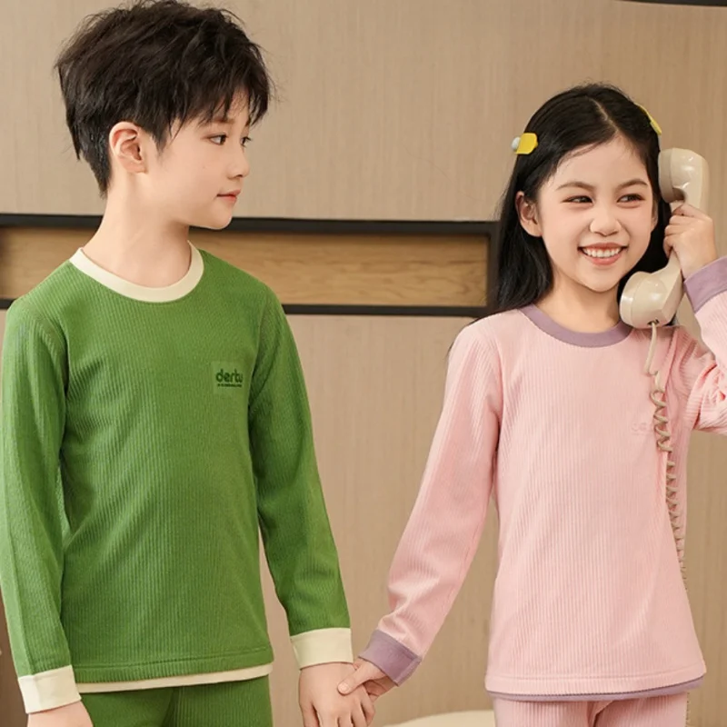 Autumn Winter Children's Girls Boys Double Sided Warm Velvet Soft Comfortable Baby Toddler Autumn Clothes Warm Top