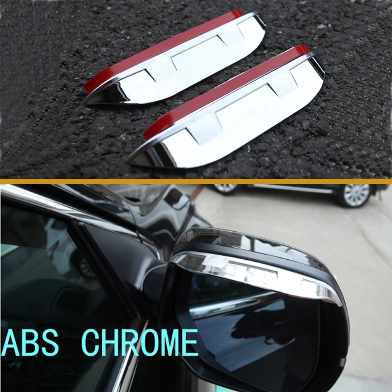 My Good Car Car rear Rearview Side glass Mirror trim frame Rain Shield Sun Visor Shade eyebrow 2pcs For Honda CRV CR-V 2012-