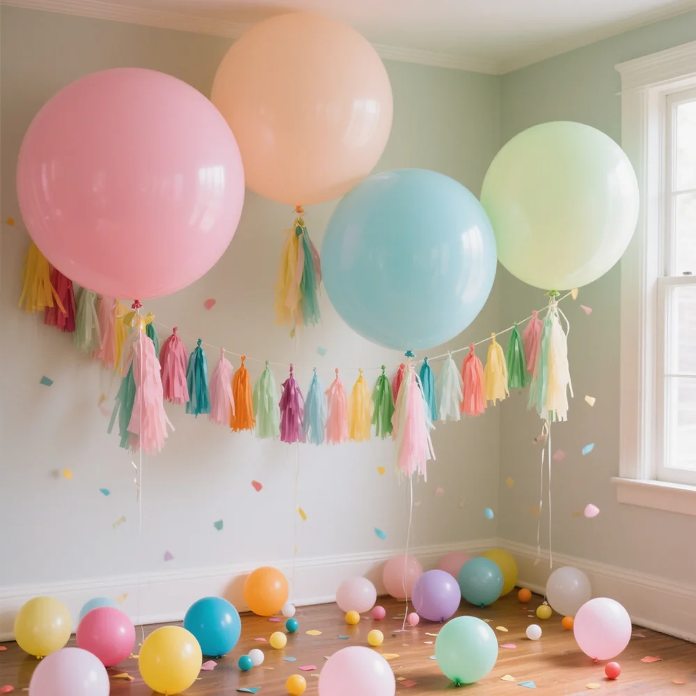 Macaron Gloss Party Balloons 6