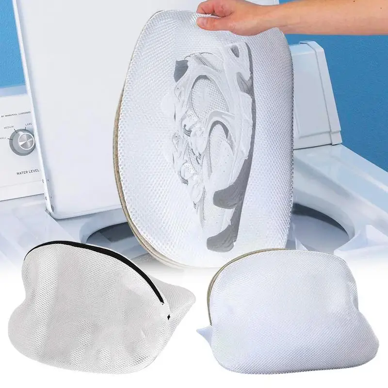 

Home Travel Store Laundry Bag Shoe Washing Bag For Shoes/sneaker Organizer Bags Foldable Mesh Drying Shoes Bag Home Daily Useing