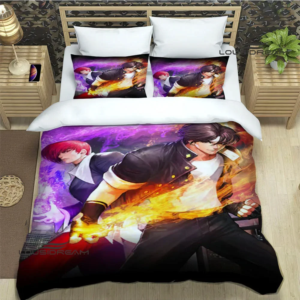 3D KOF game Cartoon Printed Bedding Sets exquisite bed supplies set duvet cover comforter set bedding set luxury birthday gift