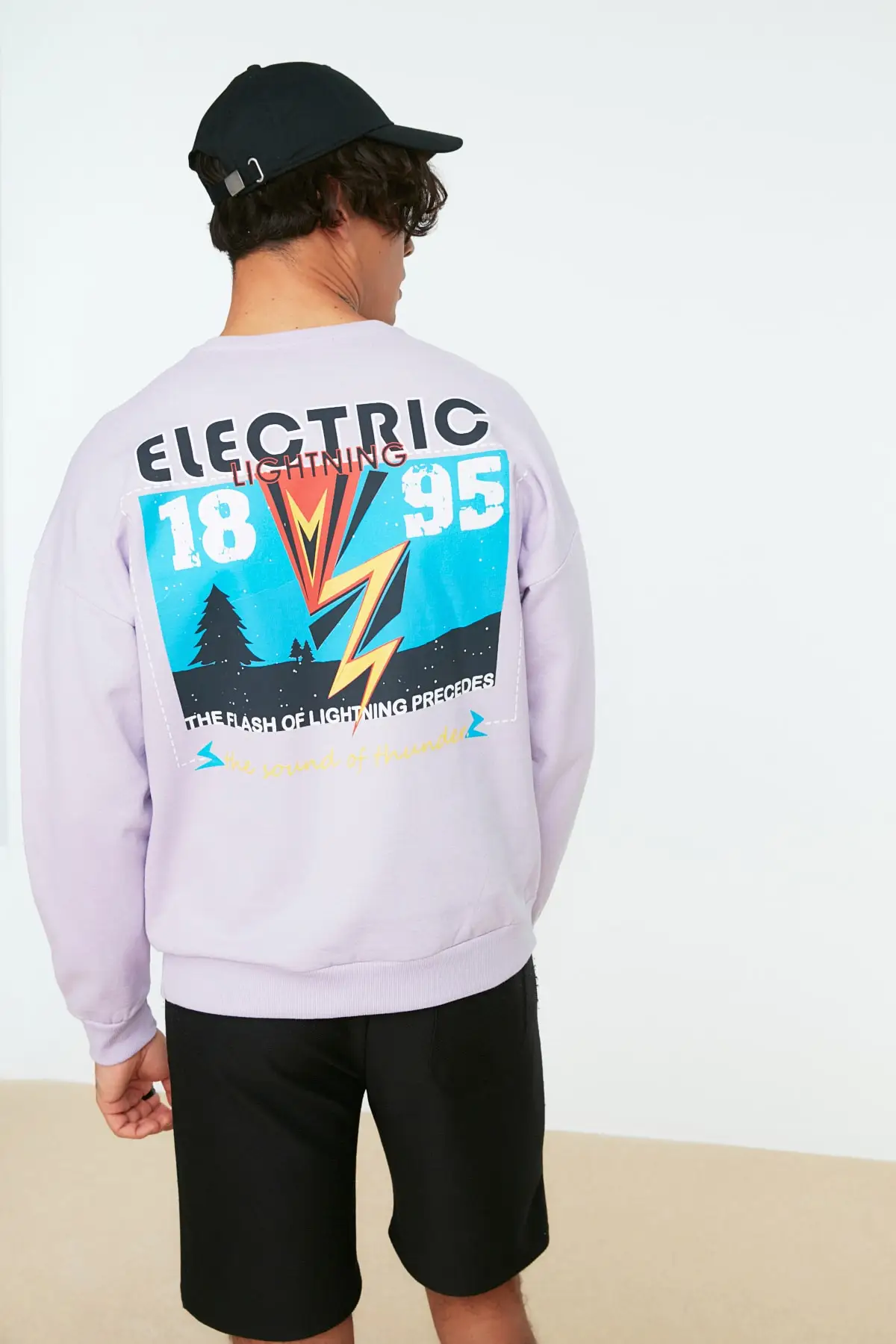 Trendyol Male Printed Oversize Fit 