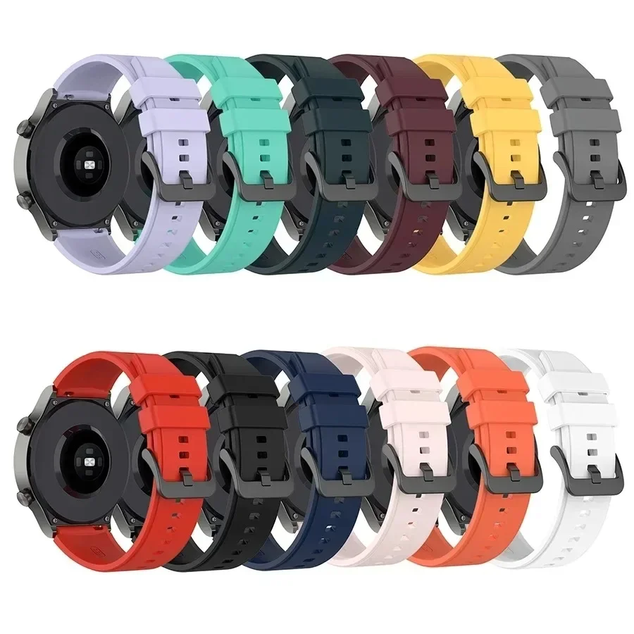 Silicone Sport Strap - 22mm Replacement Watchband
