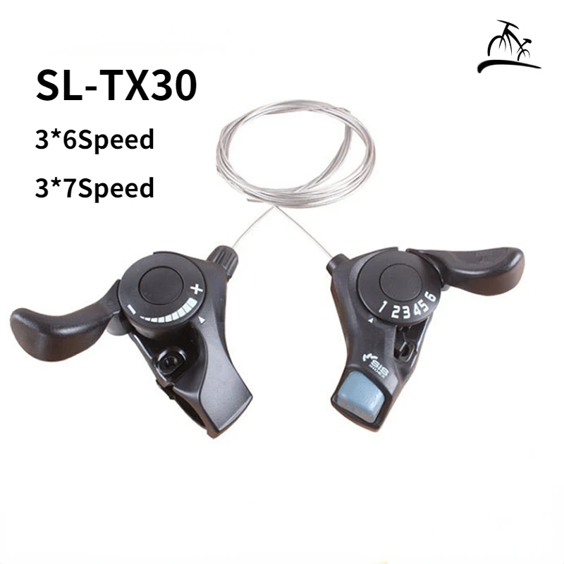 SHIMANOTourneySLTX30BicycleShiftLever67s1821Speedtx30shiftersInnergear.jpg