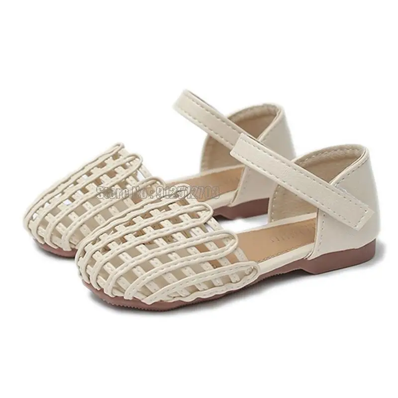 Girl Sandals Hollow Out Vacation Gladiator Style Outdoor Children Flat Toddler Fashion Summer Soft Kid Shoes 5