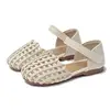 Girl Sandals Hollow Out Vacation Gladiator Style Outdoor Children Flat Toddler Fashion Summer Soft Kid Shoes 5