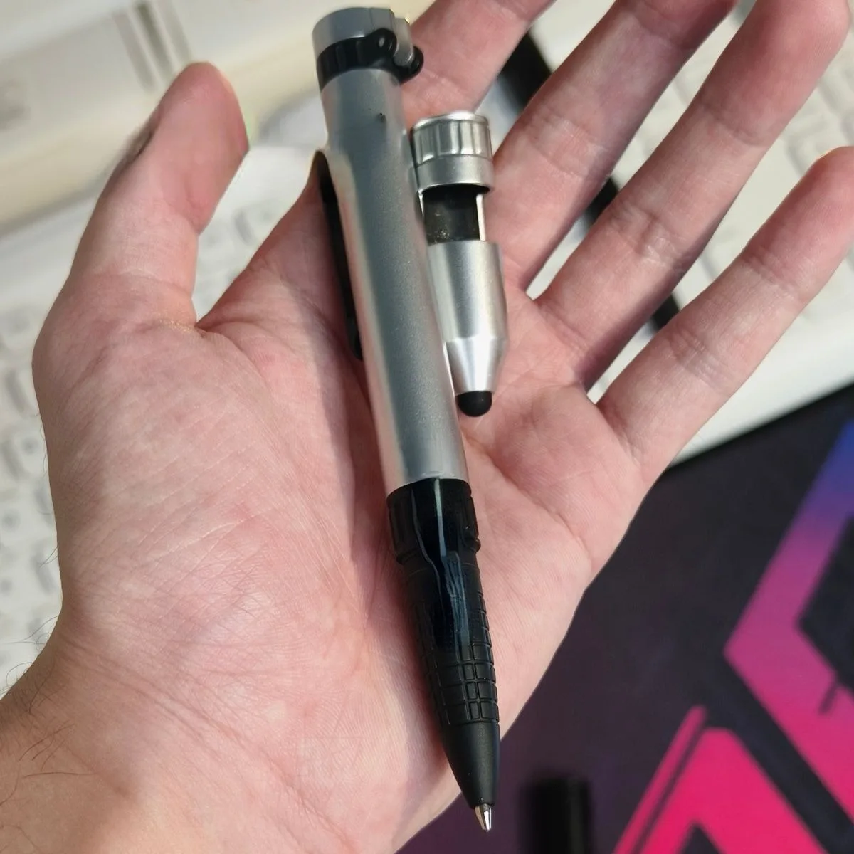 Durable Ballpoint Pen Tactical Pen Glass Breaker Multi Functional Personal Writing Outdoor Sports Hiking Self Defense