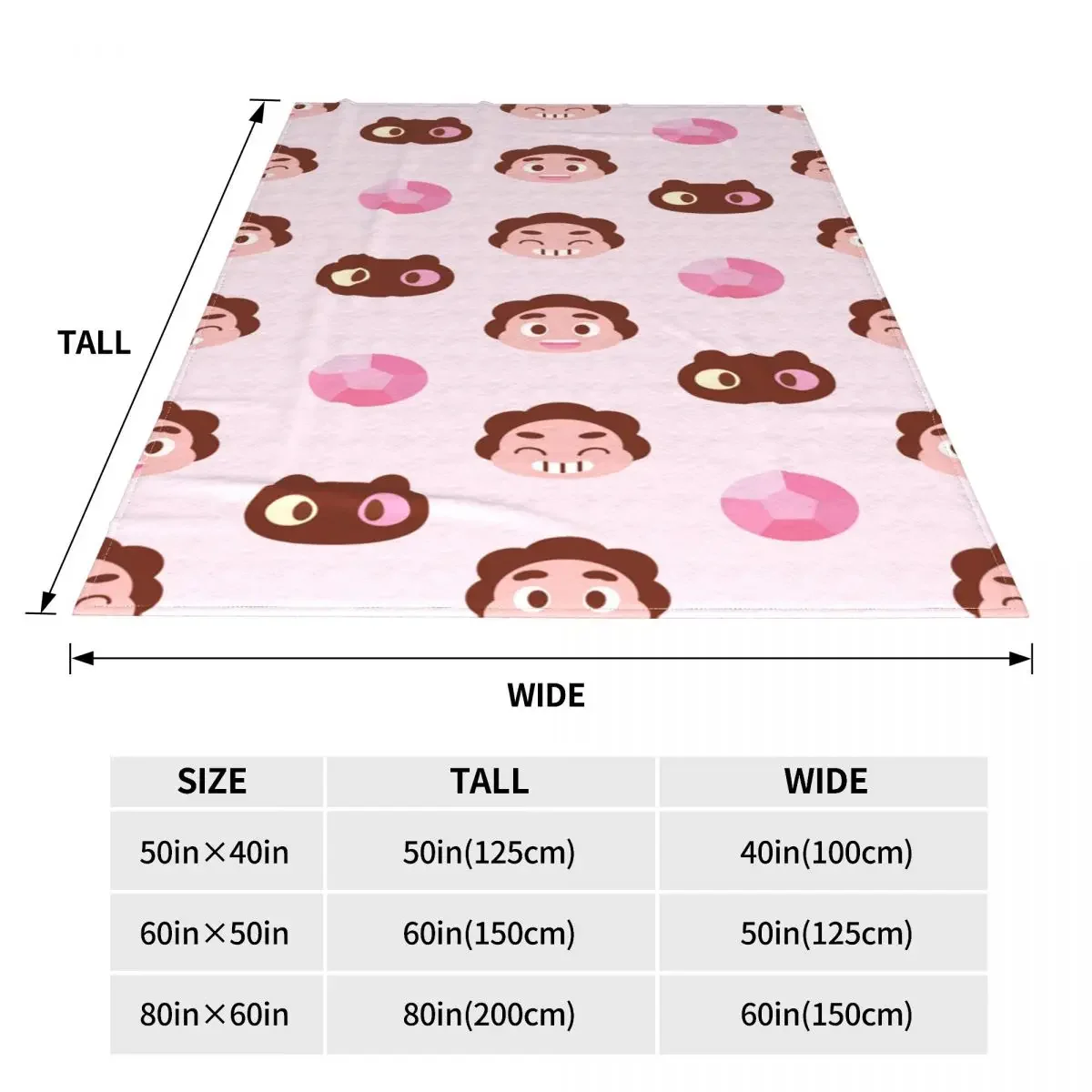 Steven Universe Cartoon Blankets Sofa Cover Flannel Summer Anime Lightweight Thin Throw Blankets for Bed Outdoor Bedspreads 6