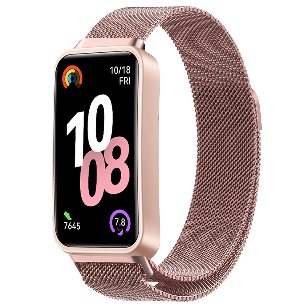 Breathable Milanese Loop Metal Magnetic Bracelet Strap