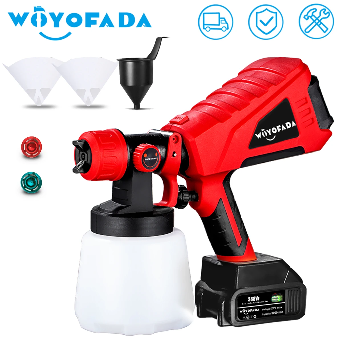 Airbrush Electric Paint Spray Gun Air Makita Paint Sprayer Cordless