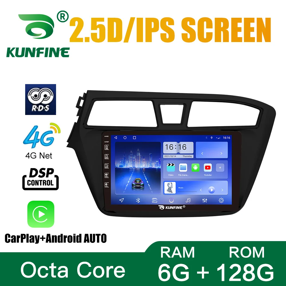 

Android 10,0 Восьмиядерный автомобильный DVD-плеер с GPS-навигацией, автомобильная стерео-система без приборов для HYUNDAI I20 2014-2018 RHD LHD радио головное устройство