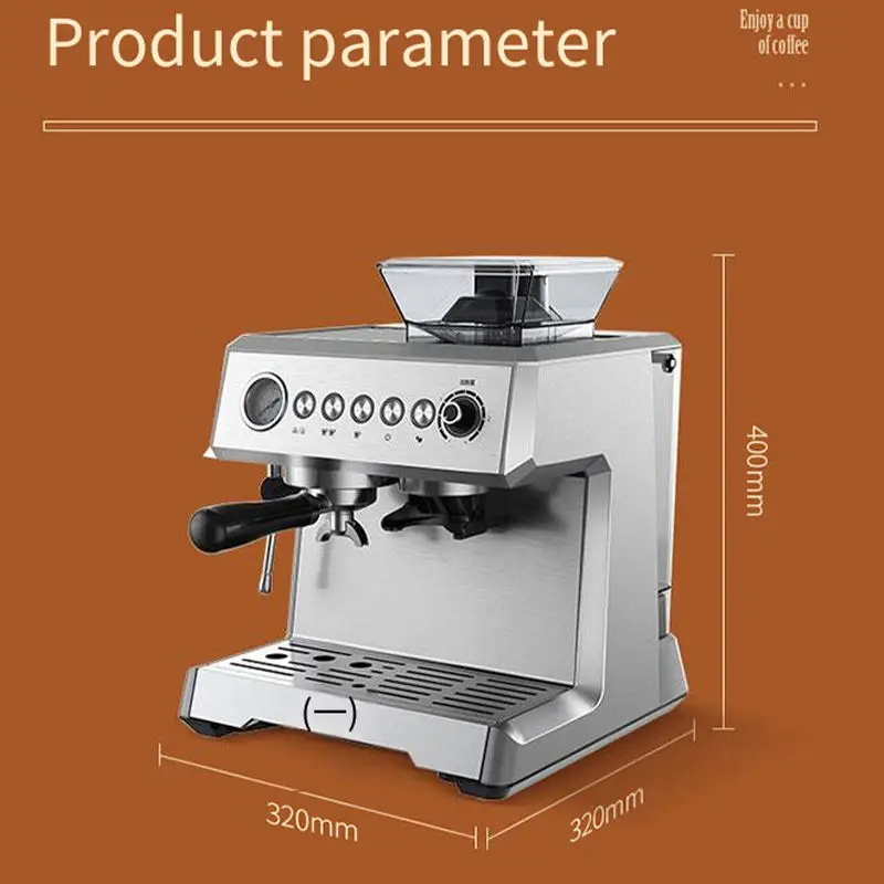 Coffee Brewer Machine Professional Commercial Italy 3 In 1 20 bar Coffee Maker