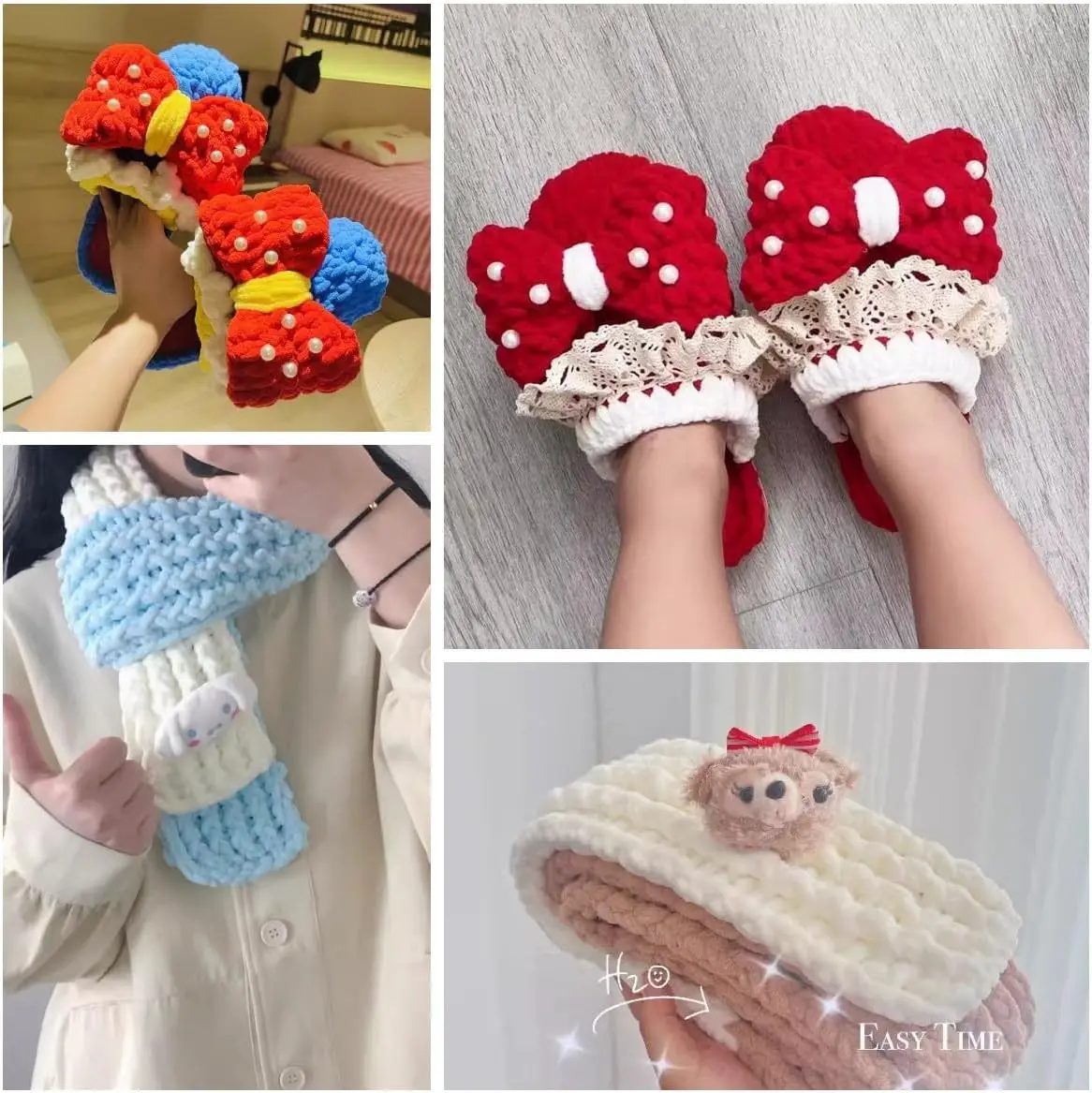 3PCS Chenille Yarn 6