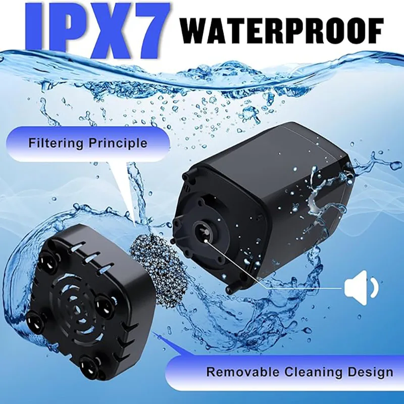 Rechargeable Portable Camping Shower 6