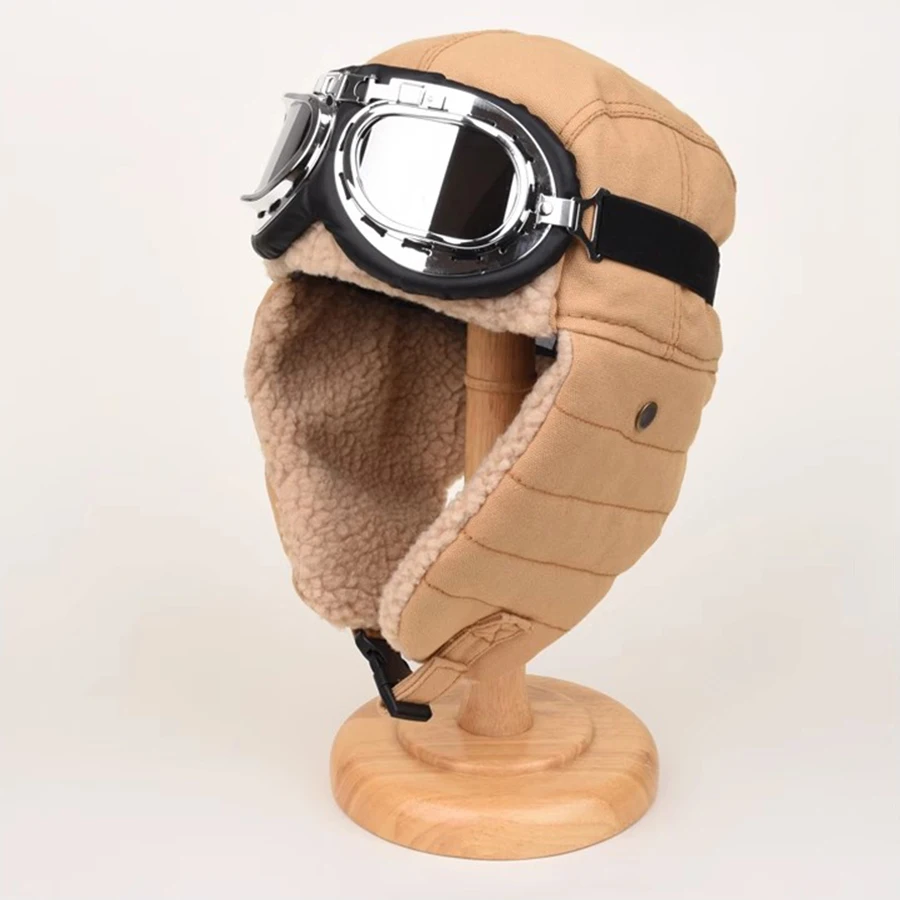 Men Women Thick Warm Bomber Hat for Winter Hat,Earflap Hat