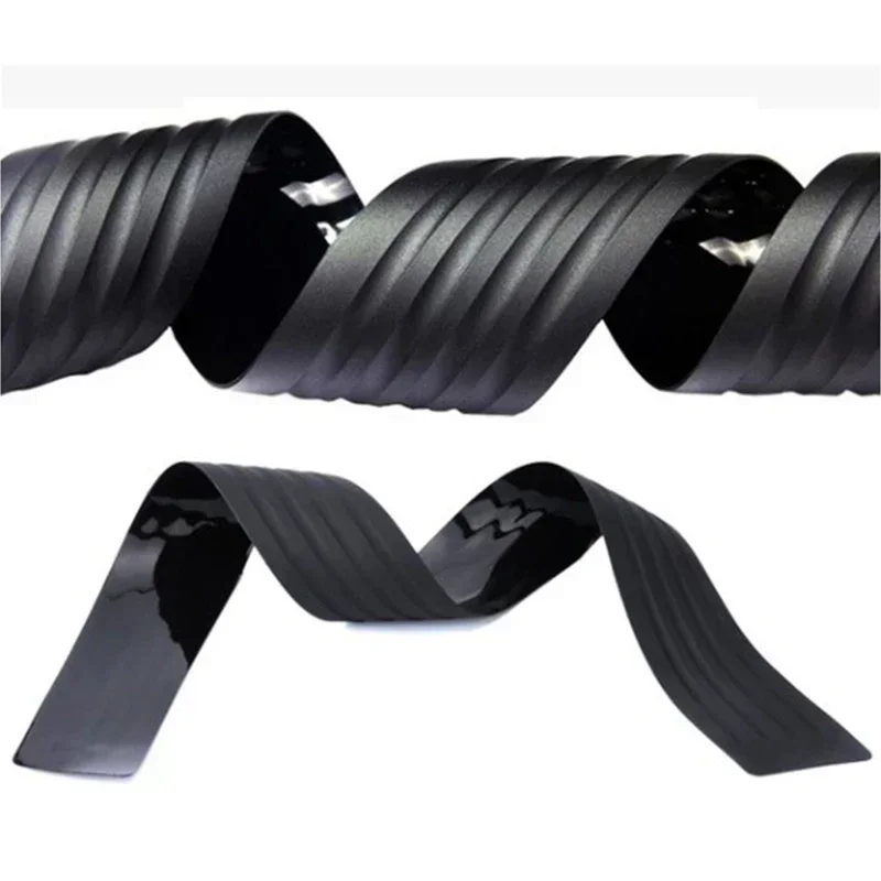 Rubber Car Trunk Door Sill Protector Anti Scratch Guard Black