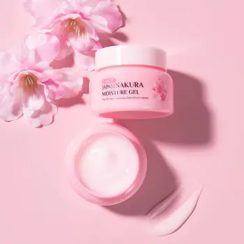 60g Sakura Face Cream Hydrate Moisturizing Cherry Blossom Refreshing Essence Facial Lotion Emulsions Skin Care Korea Cosmetics
