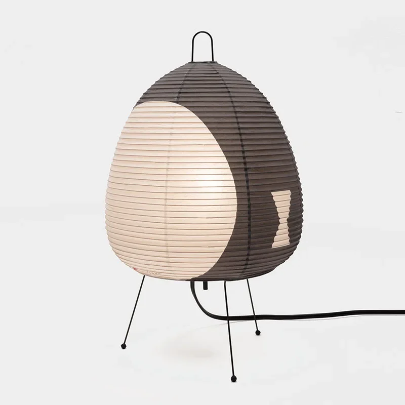 Фото Лампа Noguchi светодиодный современная японская рисовая настольная лампа минималистский для бара гостиной Кабинета декор для помещения дома Akari настольная лампа №4