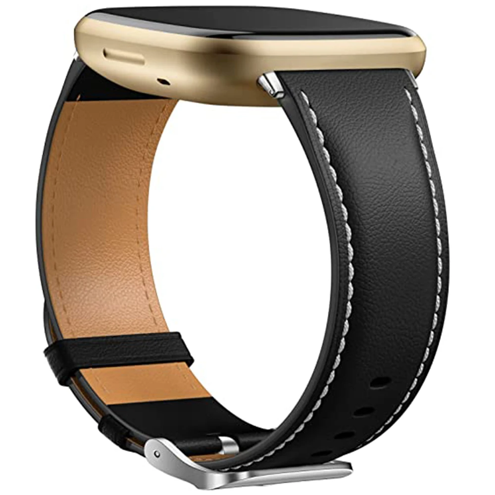Leather Band For fitbit versa band fitbit versa Lite Men Watch
