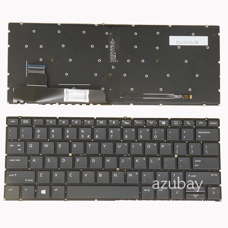 Teclado de Computador Eua Reino Unido Nórdico Dinamarquês Alemão para hp L40527- L56cardigan001 -031-b71-091 -081 -041 com Iluminação de Fundo - Imagem 3