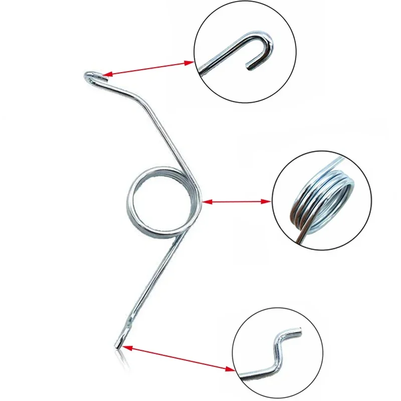 Rear Return Springs Parking Brake Lever Arm Pedal Caliper Stainless Accessories For Peugeot 307 2001-2014 VW Golf MK4 MK5 MK6 car brake springs