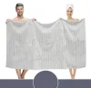 Classic Turkish Towel, Extra Large, Premium Cotton Bath,Thick and Absorbent,Quick-Dry,Ribbed, Luxury Bathroom Towels, 27x55 Inch 2
