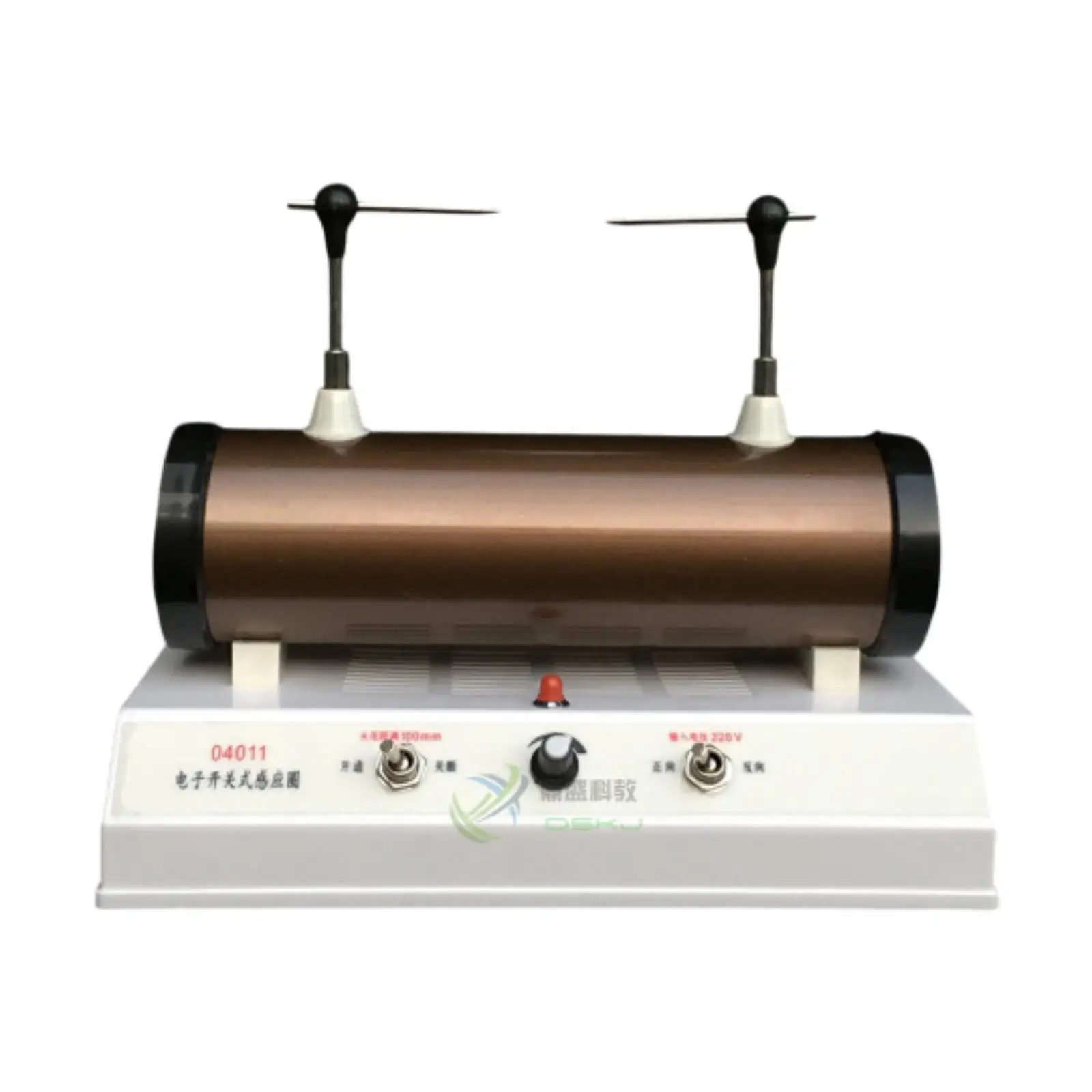 Switch-type Electron Induction Coil Kit Spark Discharge Demonstrator for Spectral Tubes Physical & Chemical Experiments Lab