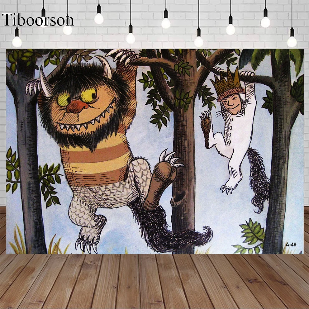 

Safari Forest Theme Child Birthday Backdrop Baby Shower Party Decoration Woodland Wild One Background Photography Props Banner