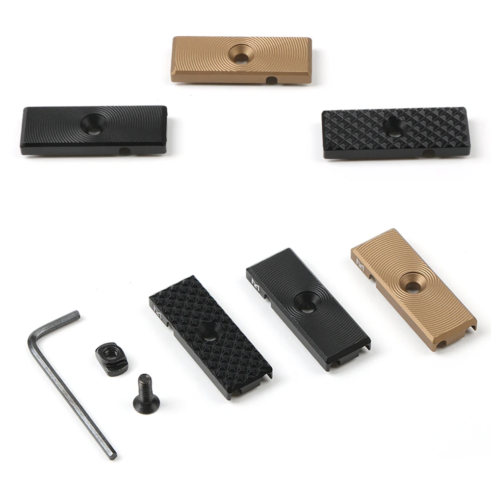 CNC Aluminum M-LOK Keymod Metal Wire Guide System Cable Management Rail Cover Tail Fixed Mount Hunting Tactical Gear Accessory