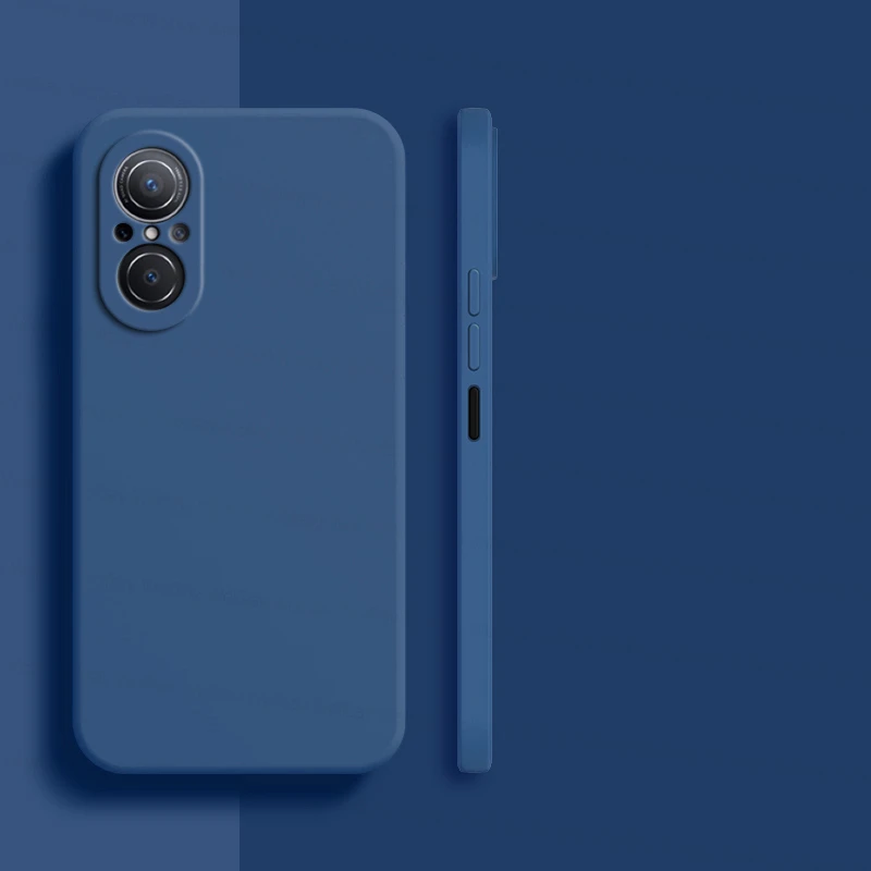 Für Huawei Nova 9 SE Fall Für Huawei Nova 9 SE 9 Pro Abdeckung Stoßfest Flüssiges Silikon TPU Telefon Schwarz Abdeckung für Huawei N_voghion.com