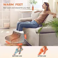 Portable Heating Foot Pad Winter Foot Warm Pads Foot Heater Foot Stove Foot Hot Electric Heating Pad Removable Electric Heating 2