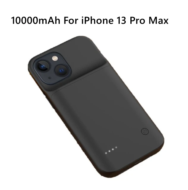  - 10000mAh Battery Charger Case For iPhone 11 12 13 14 Pro Max mini for Apple 6 6S 7 8 Plus X XR XS MAX Power Bank Charging Cover
