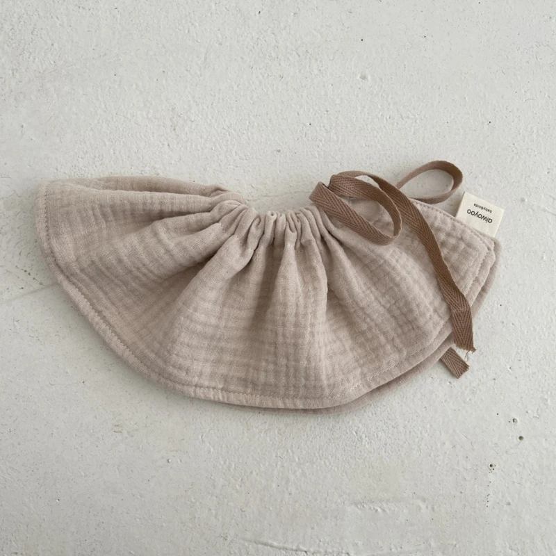 4 Layer Cotton Spit up Towel 4-Ply Cotton Teething Towel Feeding Towel for Baby 4