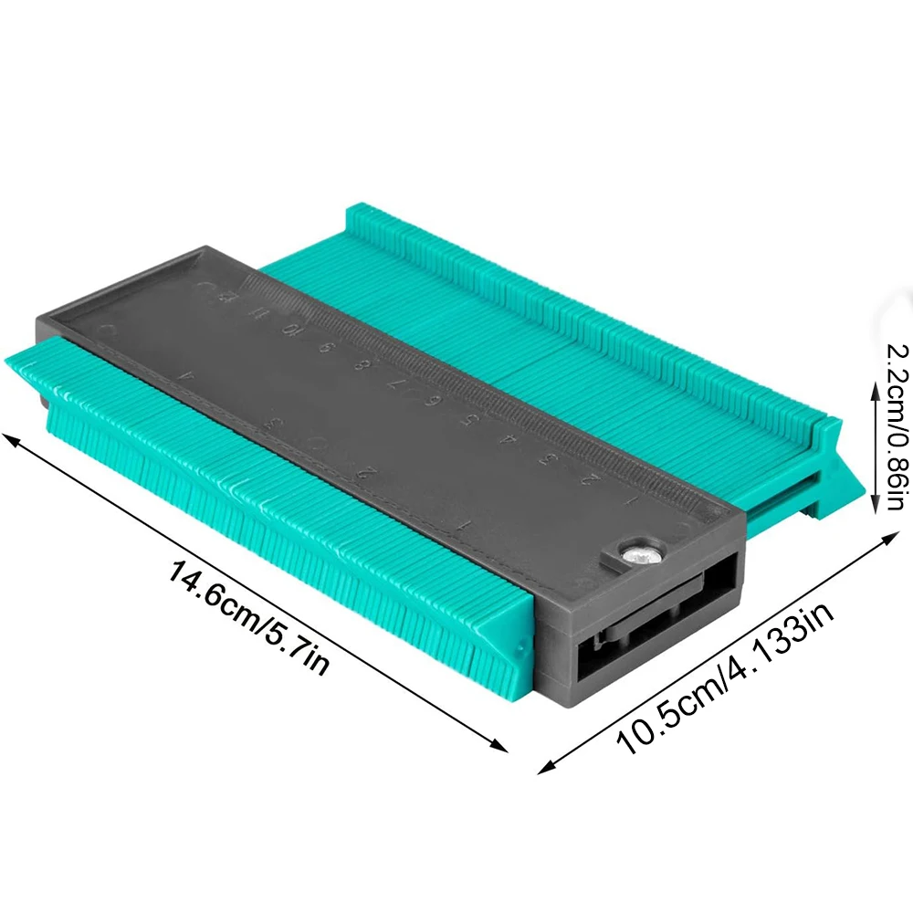 Contour Gauge Shape Duplicator Profile Measuring Tool Template Plastic Copy