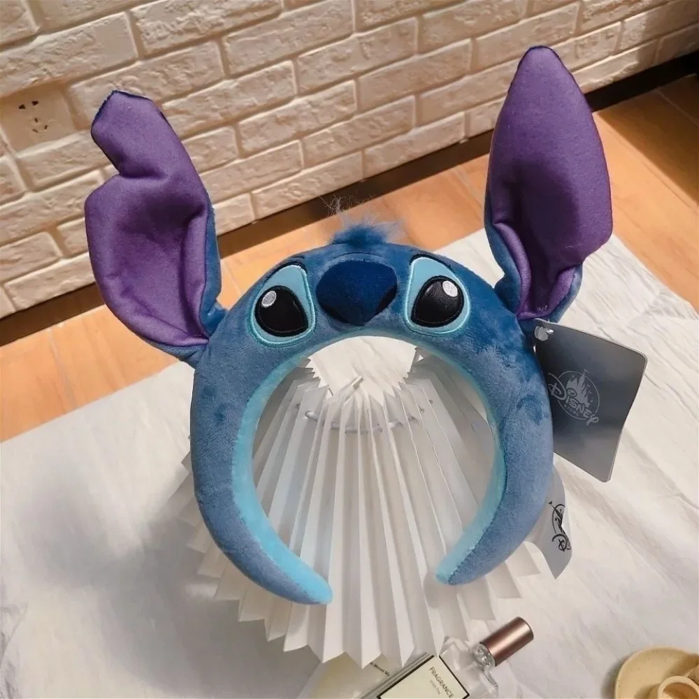 Disney Anime Lilo & Stitch Ears Headbands Kawaii Cartoon Plush Toys Stitch Hair Accessories for Girls Cute Party Supplies