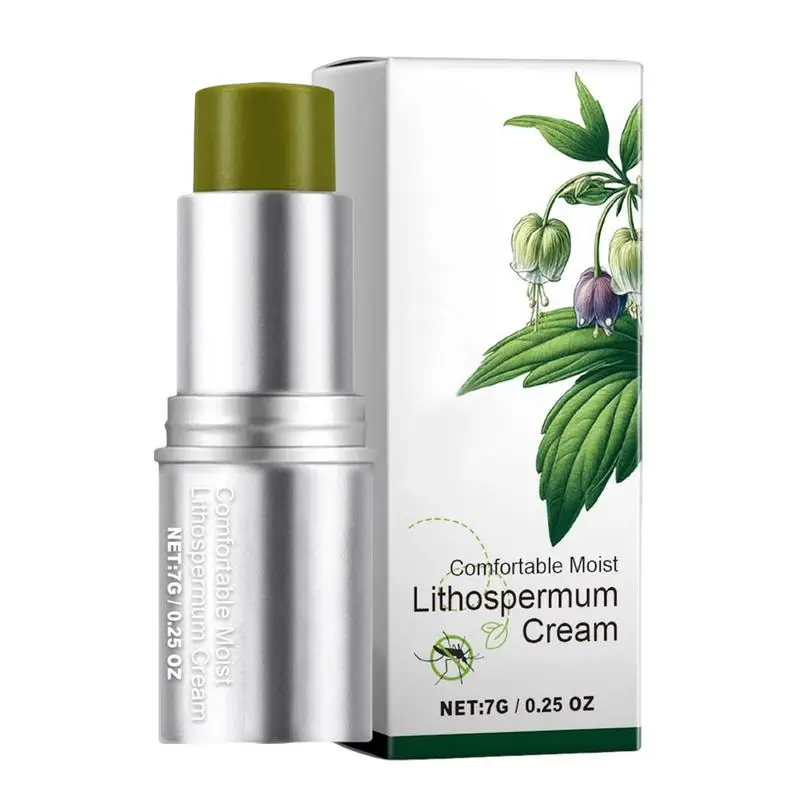 

Успокаивающий Крем Lithospermum, 7 г, легко носить с собой, бриллиантовый, успокаивающий, раздраженный бальзам от природного блеска для путешествий