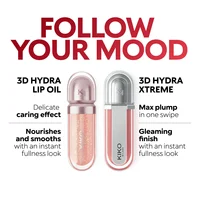 Gloss à lèvres liquide 3D Kiko de luxe, brillant transparent effet miroir, hydratant, pour des lèvres pulpeuses et longue tenue 4